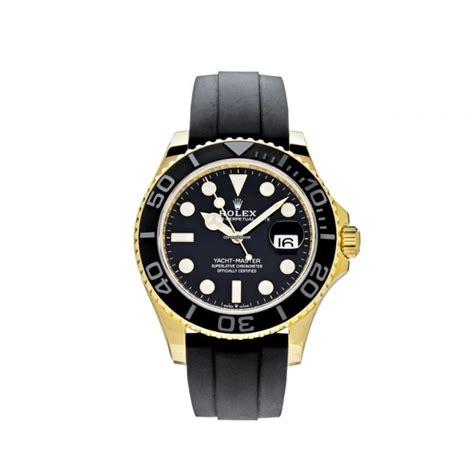 rolex con bracciale pelle nera|Orologio Rolex Yacht.